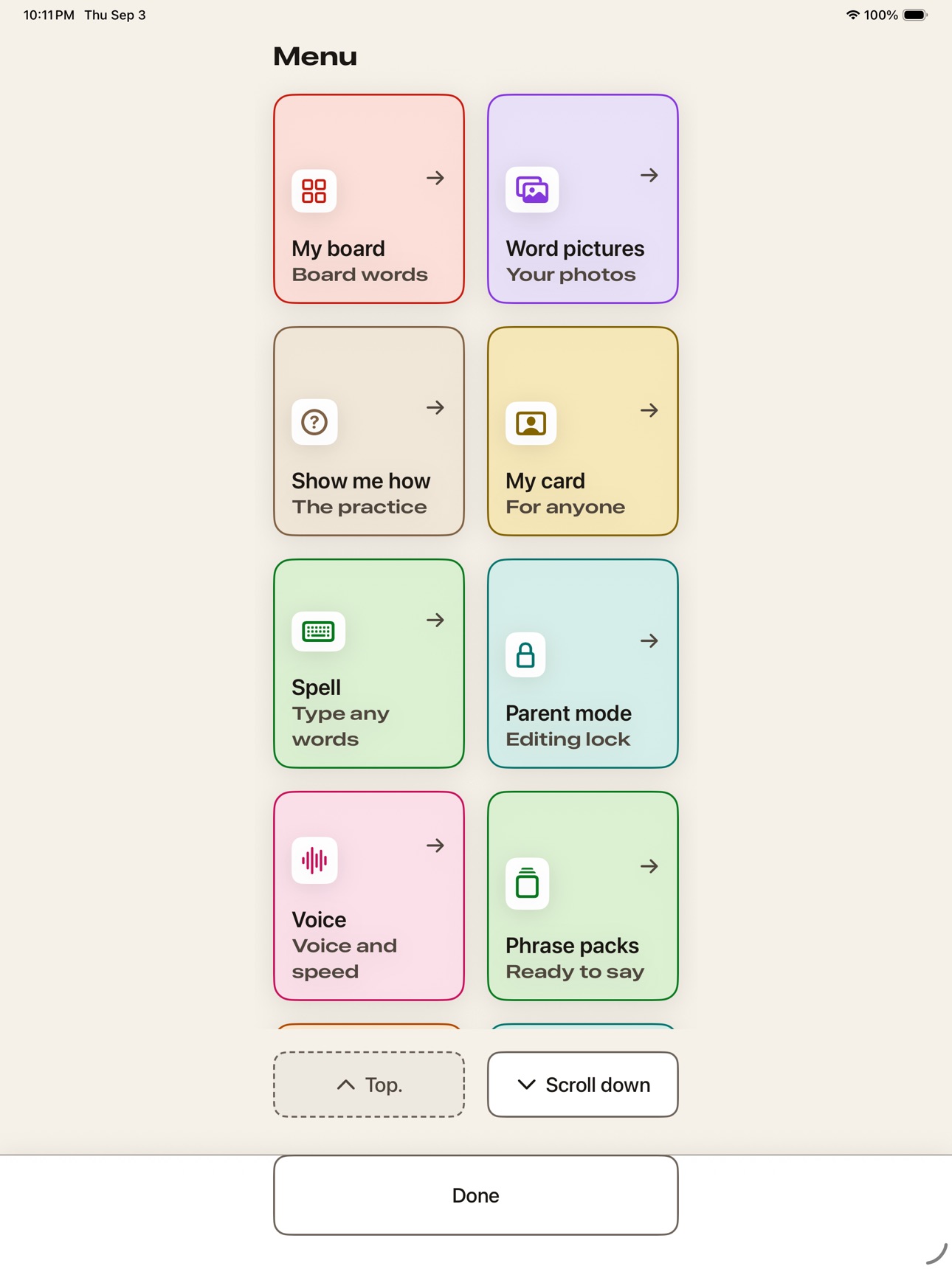 Screenshot 8 of Aloud AAC