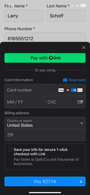 SplitzCo screenshot 2