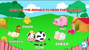 Anna's animals farm house - (Happy Box)free english learning toddler games video #1 for iPhone