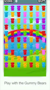 Gummy Bear Match - Free Candy Game video #1 for iPhone