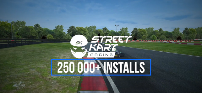 Captura de pantalla del joc de carreres Street Kart #1