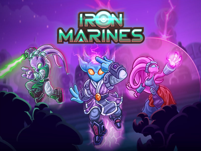 צילום מסך של משחק לא מקוון של Iron Marines: RTS