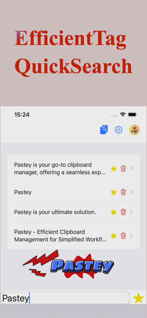 ‎Pastey - Efficient Clipboard ! Screenshot