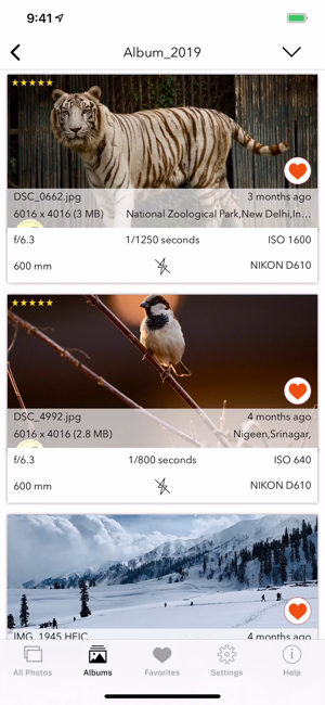 Visualizzatore EXIF ​​di Fluntro Screenshot