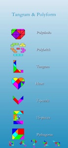 Tangram & Polyform Puzzle video #1 for iPhone