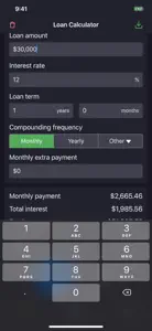 Easy loan calculator: mortgage video #1 for iPhone