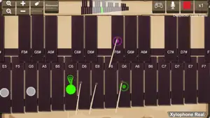 Xylophone Real: 2 mallet types video #1 for iPhone