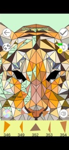 Low-Poly Art color by number video #1 for iPhone