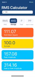RMS Calculator video #1 for iPhone