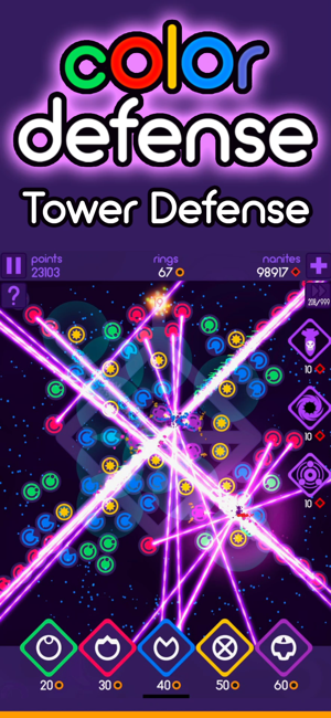 ‎Color Defense - A TD Puzzler Screenshot