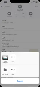 vCard Editor video #2 for iPhone