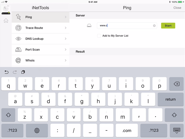 ‎iNetTools - Ping,DNS,Port Scan Screenshot