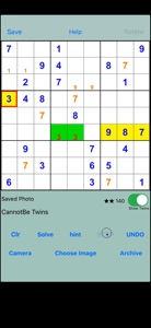 Camera Sudoku video #2 for iPhone
