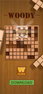 woody - block puzzle games video #1 for iPhone