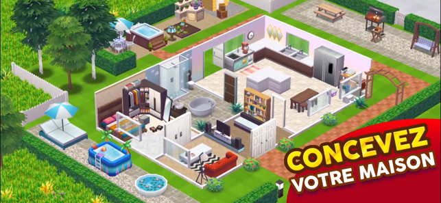 ‎Home Street: jeux sims et deco Capture d'écran