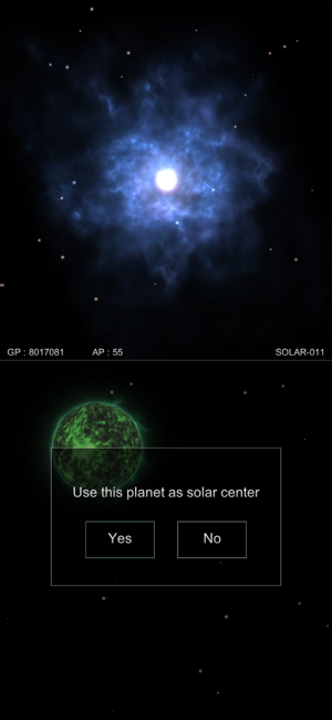 Captura de tela do planeta Sandbox