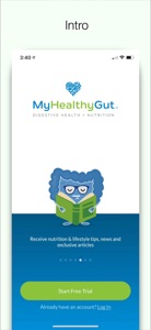MyHealthyGut: Guided Nutrition video #3 for iPhone