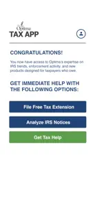 Optima Tax App video #1 for iPhone