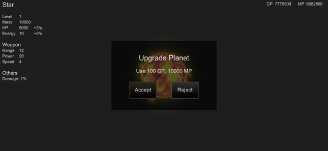 Captura de pantalla de MySolar - Construye tus planetas