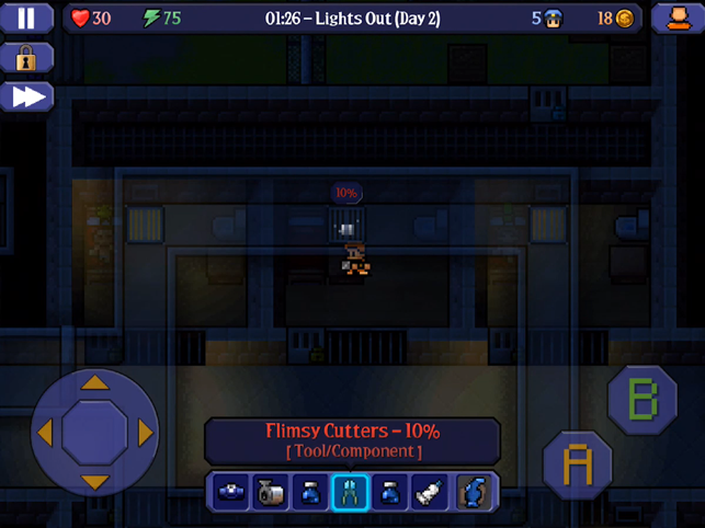 Snímek obrazovky The Escapists: Prison Escape