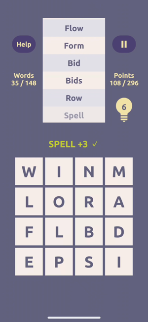 ‎Spell Mania : Unscramble Words Screenshot