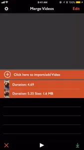 Merge Videos - Compilation video #1 for iPhone