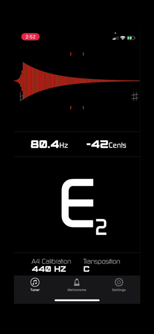 ‎Chroma Tuner & Metronome Screenshot