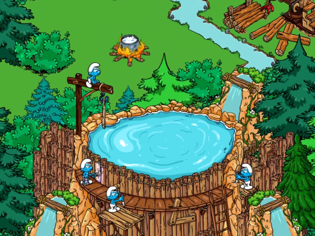 ‎Smurfs' Village Screenshot