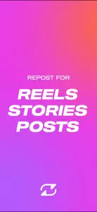 InRepost: Post reel story video #1 for iPhone