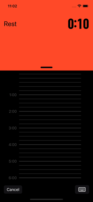 Snímek obrazovky Bit Timer – Interval Timer