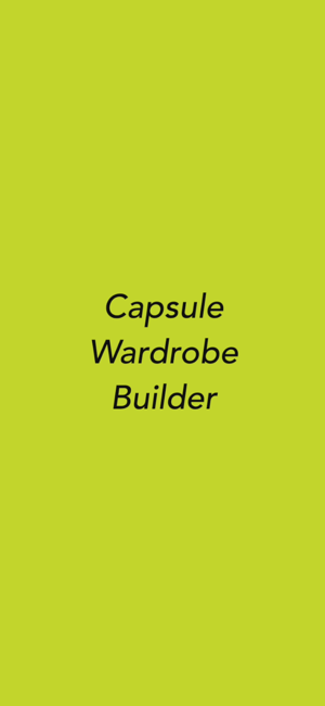 ‎Capsule Wardrobe Builder Screenshot