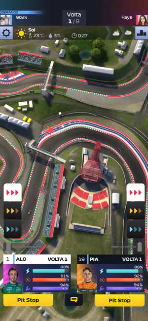 ‎F1 Clash: Corridas de Carros Screenshot