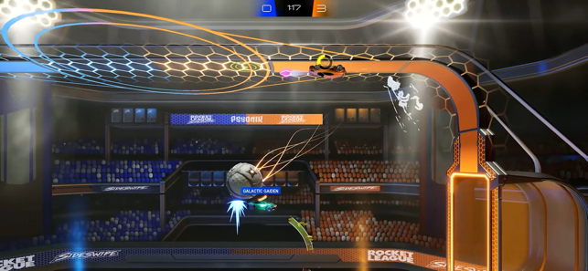 Captura de pantalla de la Rocket League Sideswipe