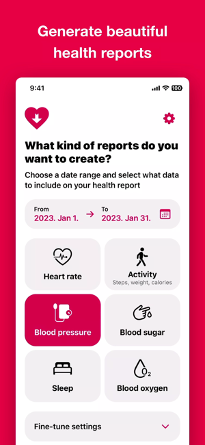 ‎Heart Reports Screenshot