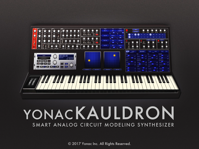 ภาพหน้าจอของ Kauldron Synthesizer