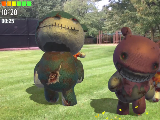 ‎BATTLE BEARS ZOMBIES AR Screenshot