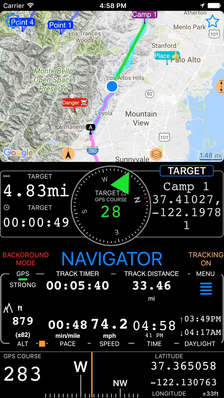 Compass 55. Map & GPS kit. video preview