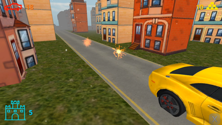 Car Crash 3D Image