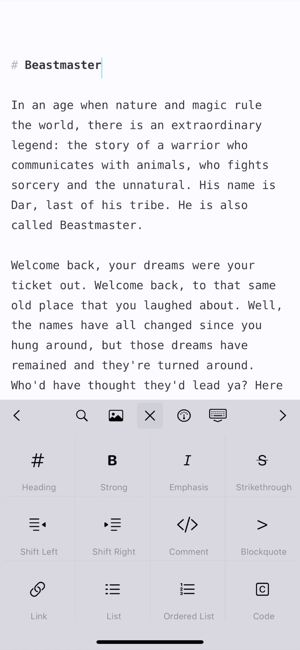 ‎iWriter Pro Screenshot