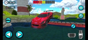 GT Car Mega Jumps Over The Sea video #1 for iPhone
