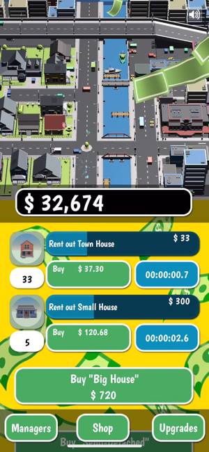 צילום מסך של משחק Business Tycoon השכרת