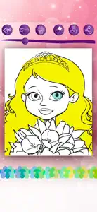 Magic Princesses Coloring Book video #1 for iPhone