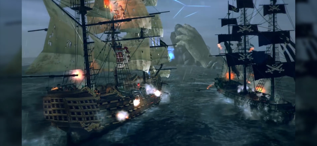 Screenshot von „Tempest: Pirate RPG Premium“.