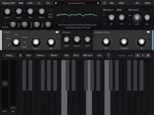 AudioKit Digital D1 Synth video #1 for iPad