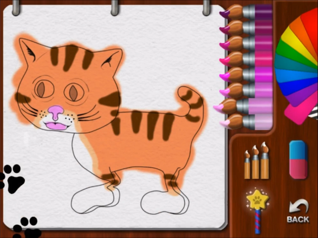 ‎Paint My Cat!  Kids Painting Screenshot