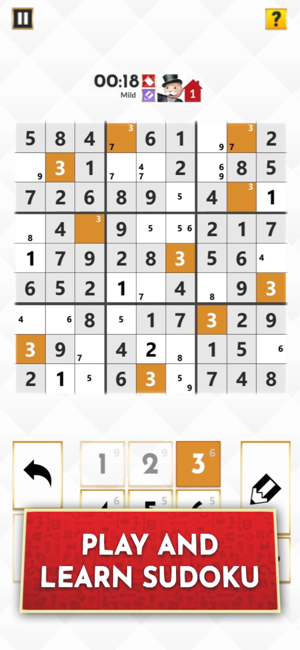 ‎Monopoly Sudoku Screenshot