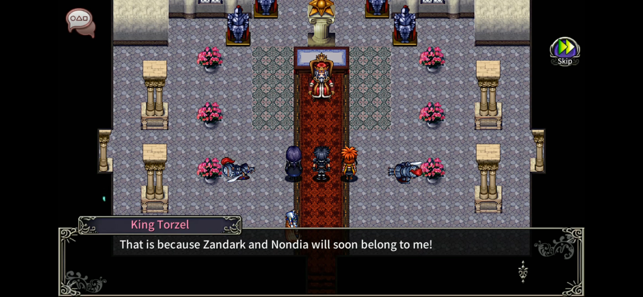 Captura de tela do RPG Asdivine Saga