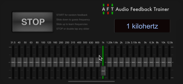 ‎Audio Feedback Trainer Screenshot