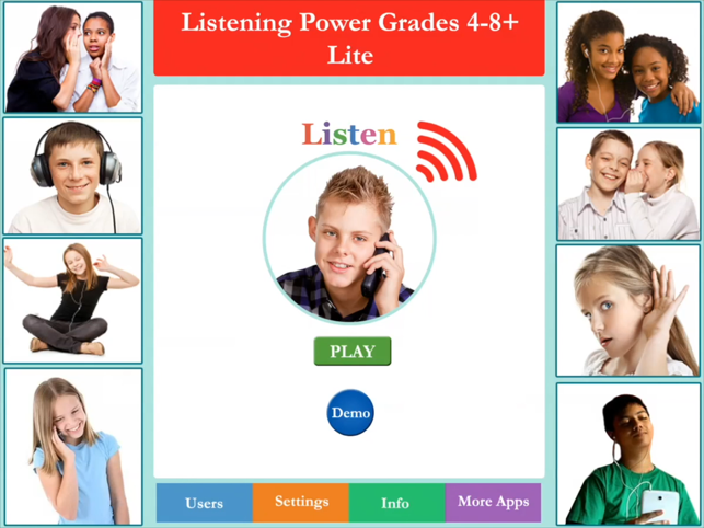 ‎Listening Grades 4-8+ LITE HD Screenshot