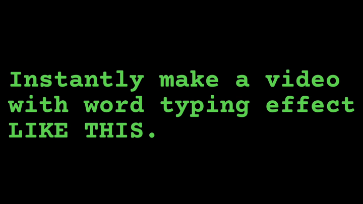 Typewriter: Typing Video Maker video preview